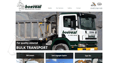 Desktop Screenshot of bosvealtransport.co.uk