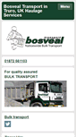 Mobile Screenshot of bosvealtransport.co.uk